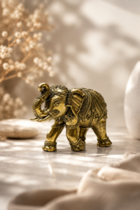 Mini Dhairya Brass Elephant