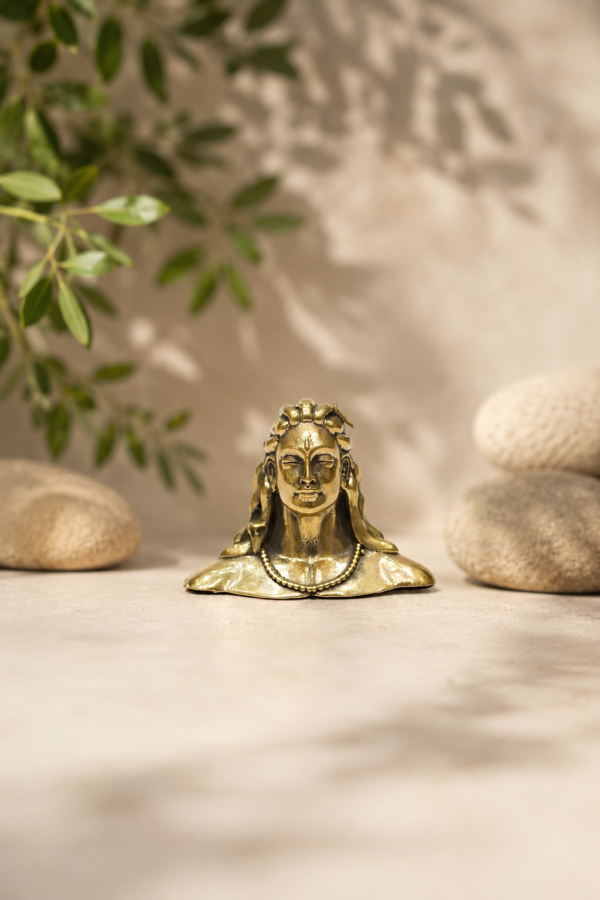 Mini Dhyan Brass Aadi Yogi
