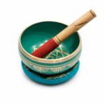 Mini Dhyan Brass Bowl Green