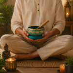 Mini Dhyan Brass Bowl Green