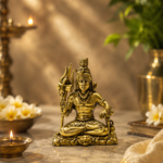 Mini Dhyan Brass Shiv Ji
