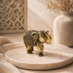 Mini Fortune Brass Elephant