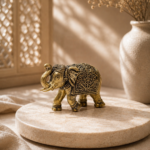 Mini Fortune Brass Elephant