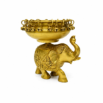 Mini Gajraj Brass Bowl