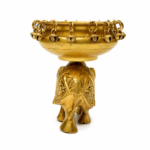 Mini Gajraj Brass Bowl