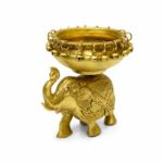 Mini Gajraj Brass Bowl