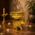Mini Gajraj Brass Bowl