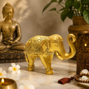 Mini Gajraj Brass Elephant