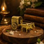 Mini Heritage Brass Ox Cart