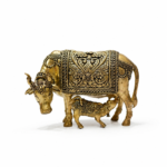 Mini Kamdhenu Brass Cow