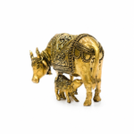 Mini Kamdhenu Brass Cow