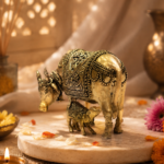 Mini Kamdhenu Brass Cow