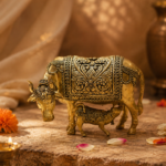 Mini Kamdhenu Brass Cow