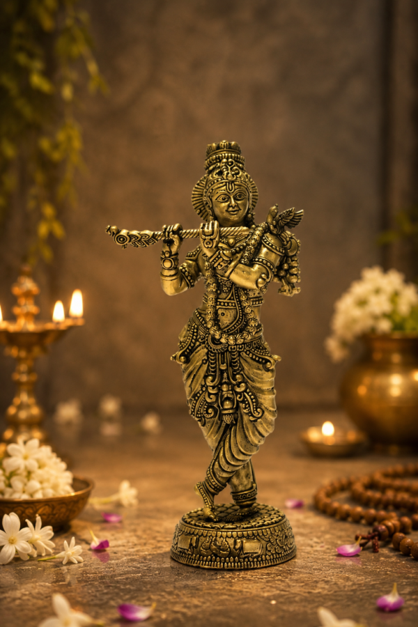 Mini Madhur Brass Krishna
