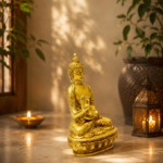 Mini Shanti Brass Buddha