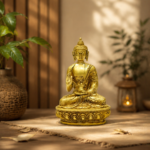 Mini Shanti Brass Buddha