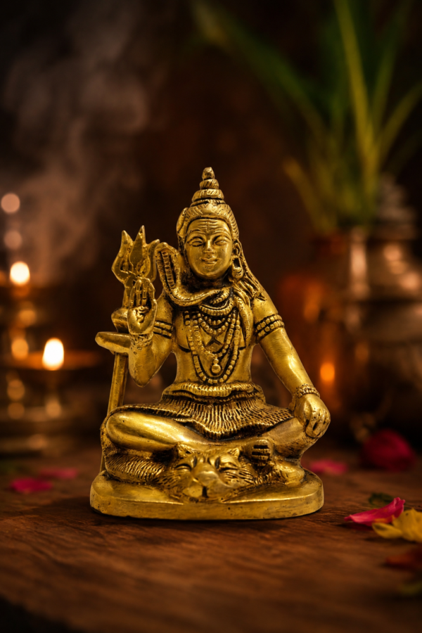 Mini Shanti Brass Shiv Ji