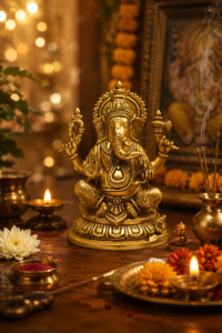 Mini Siddhi Brass Ganesh