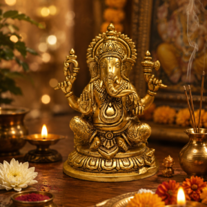 Mini Siddhi Brass Ganesh