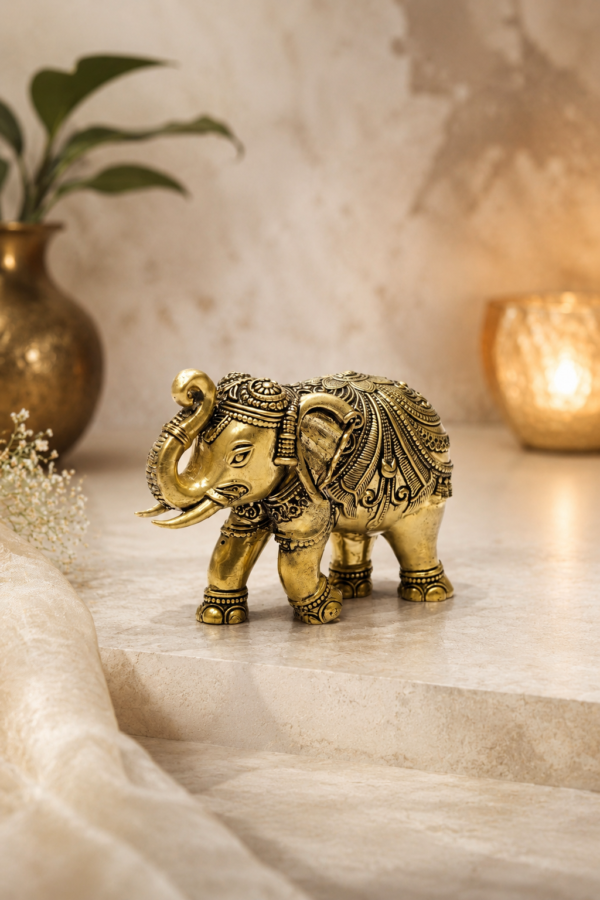 Mini Vaibhav Brass Elephant