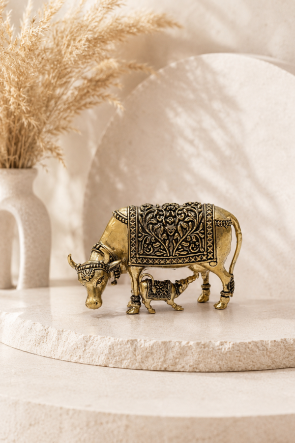 Mini Vatsalya Brass Kamdhenu
