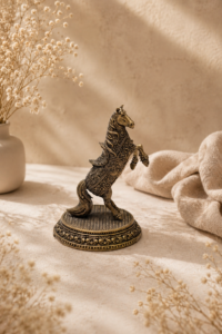 Mini Vijaya Brass Horse