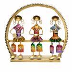Three Music Lady In Frame