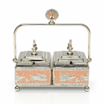 Classic Virasat Silver Basket