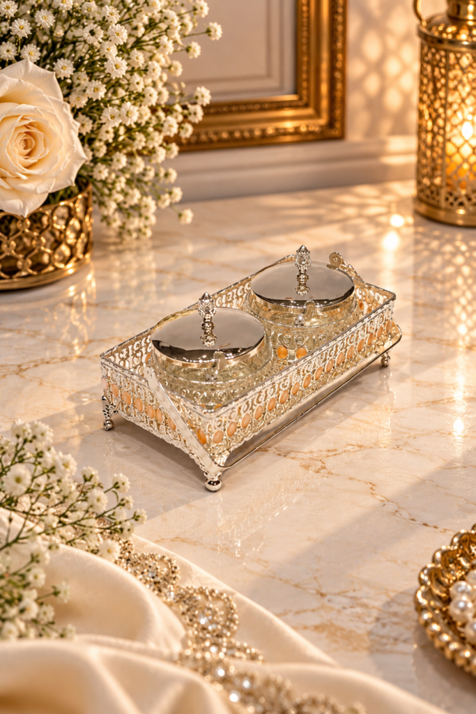 Grand Utsav Silver Platter