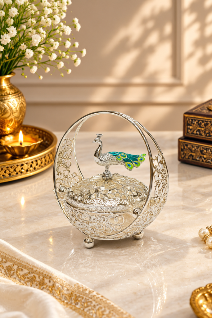Grand Vaibhav Silver Basket