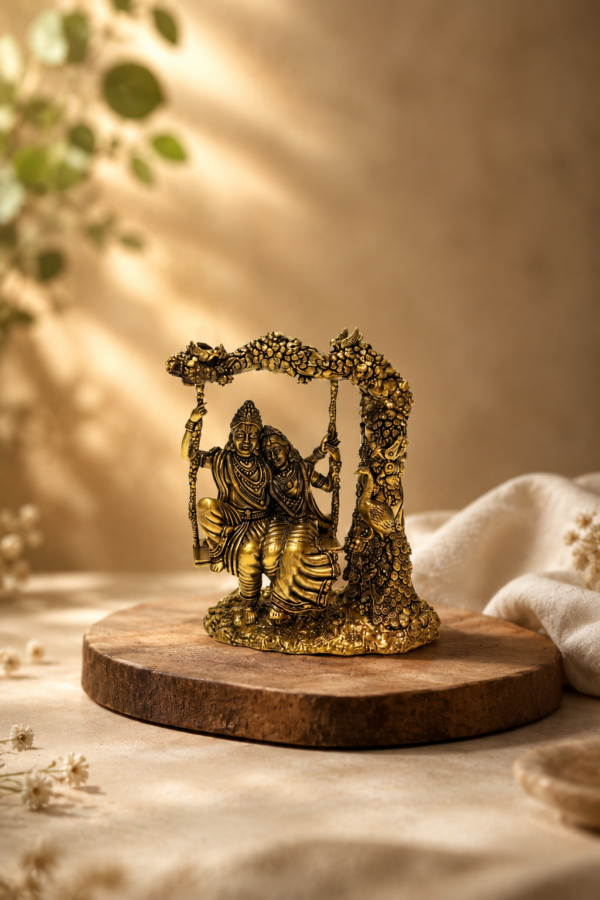 Light Weight Brass Shiv Parvati