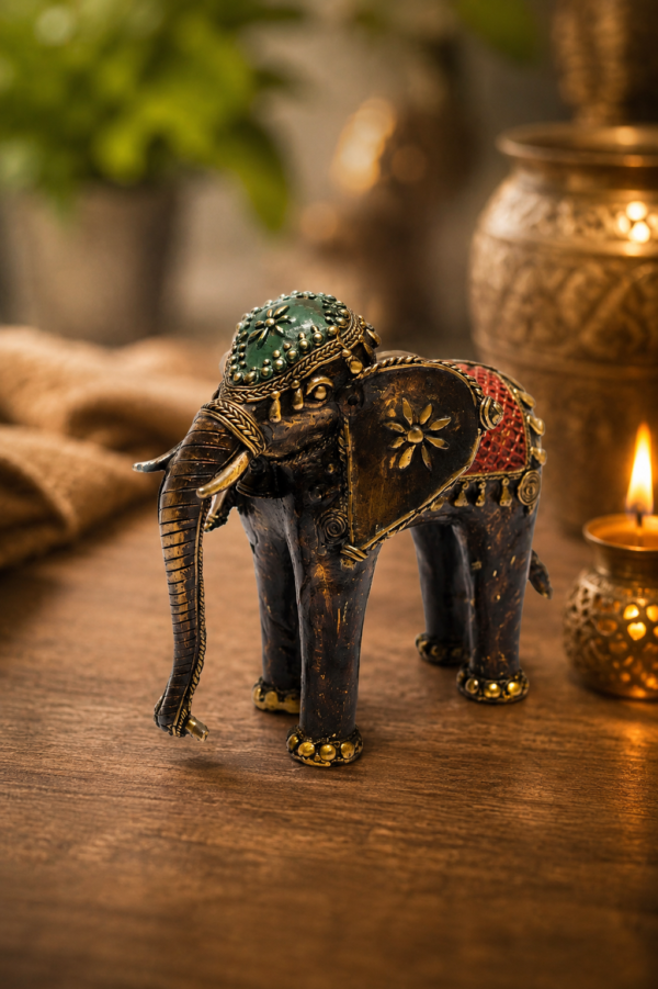 Mini Hasti Brass Elephant