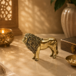 Mini Simha Brass Lion